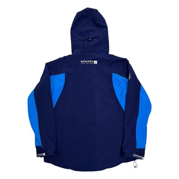 SPERRY Top-Sider Waterproof Shell STS35 Light Windbreaker Jacket Mens Medium - Picture 4 of 8